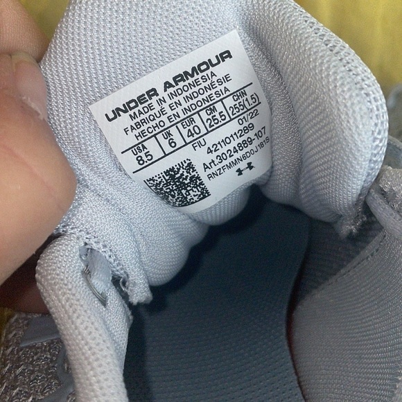 Brand New UNDER ARMOUR CHARGED PURSUIT DELUXE FOAM RUNNING SHOES SNEAKERS BLUE - Picture 10 of 14